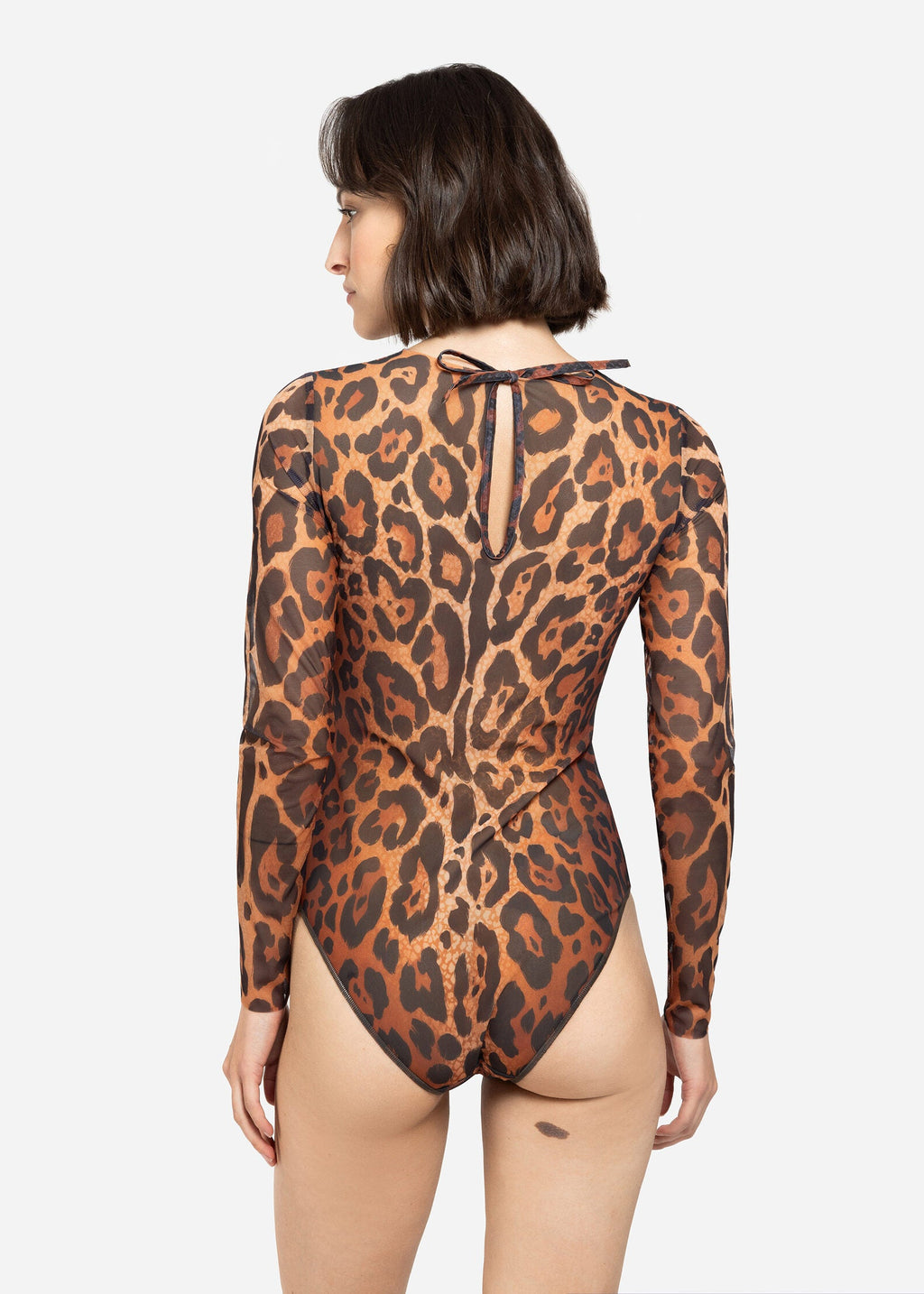 Closed Back One-piece Swimsuit with Sleeves RoDaSoleil